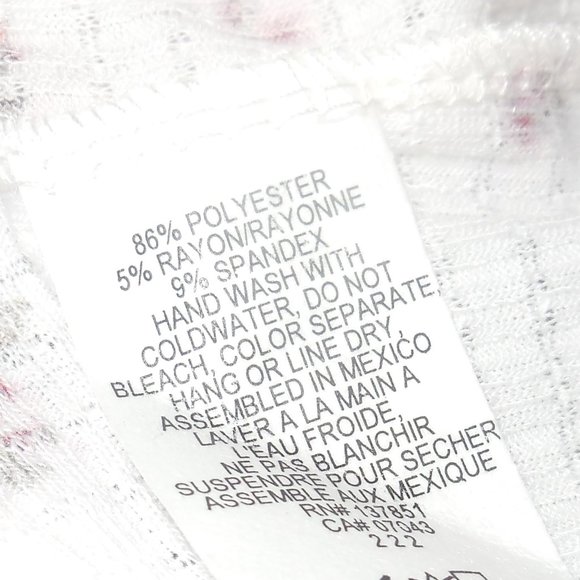 Top floral SMALL NWT slim fit short sleeve t-shirt blouse casual summer - Picture 6 of 7